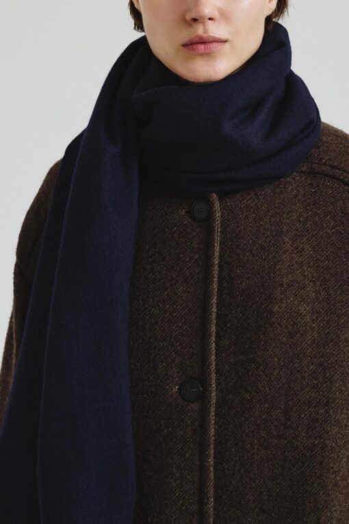 Pomandère - Wool gauze scarf - navy - Image 2