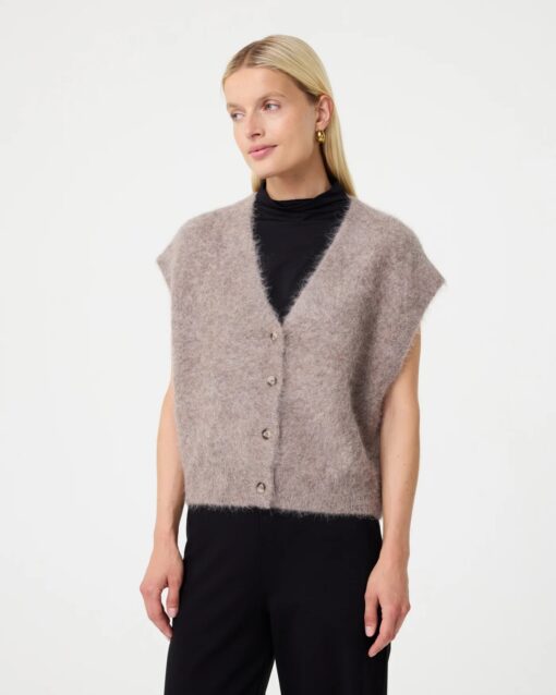 knit-ted - Constanze Cardigan - Mocca - Image 2