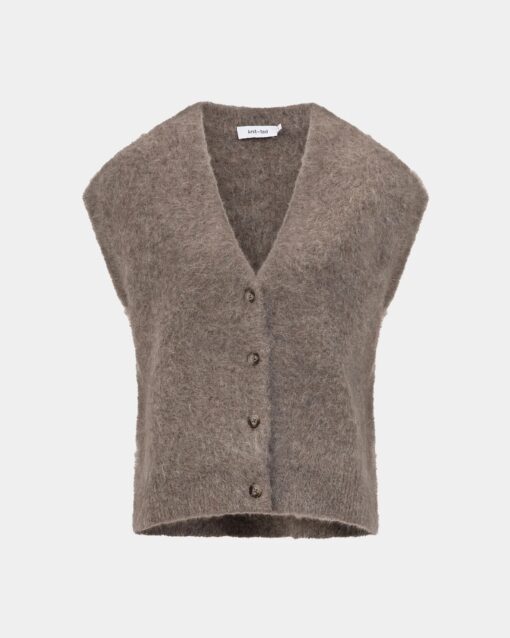 knit-ted - Constanze Cardigan - Mocca - Image 5