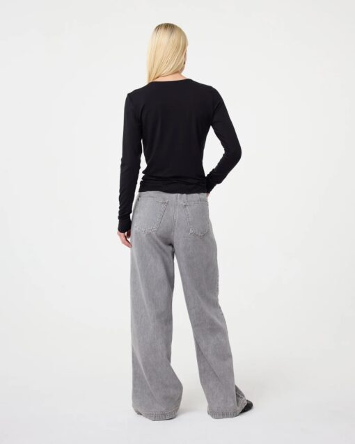 knit-ted - Zoe Top - Black - Image 4