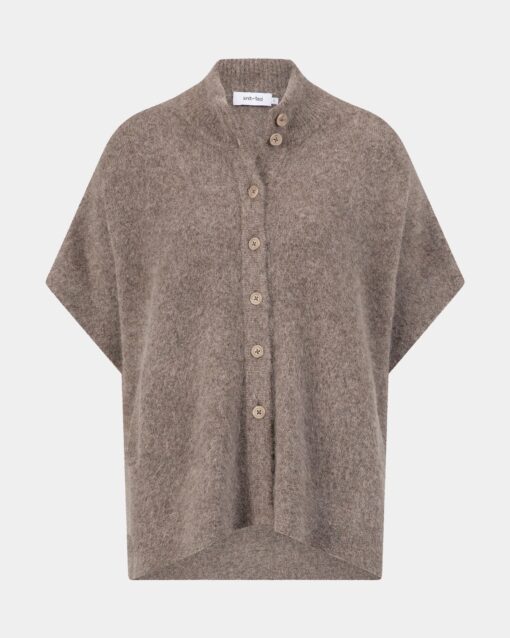 knit-ted - Pleunie Poncho - Mocca - Image 6
