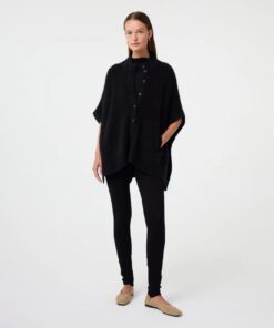 knit-ted - Pleunie Poncho - Black