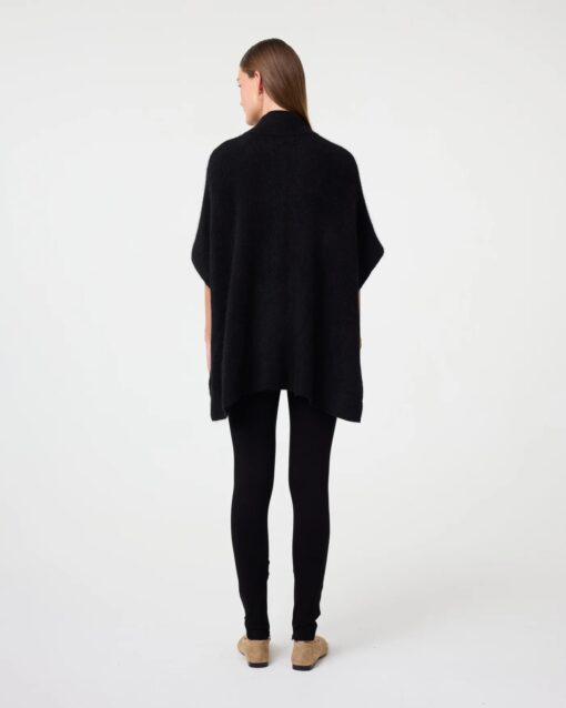 knit-ted - Pleunie Poncho - Black - Image 3