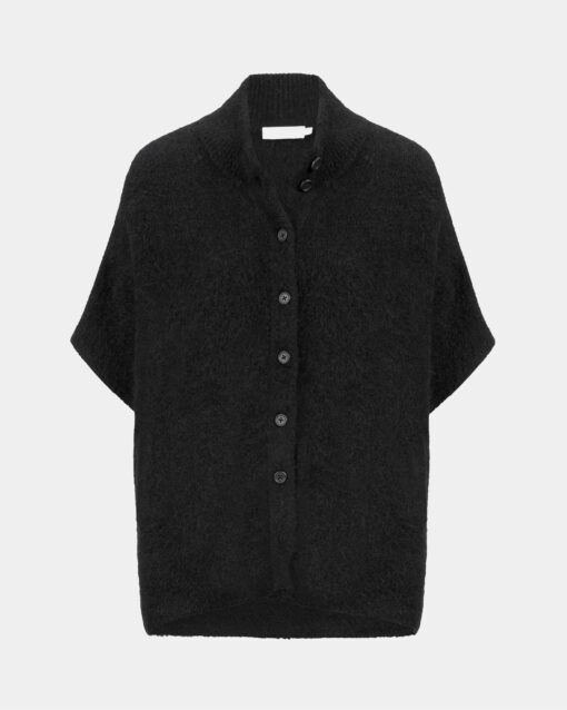 knit-ted - Pleunie Poncho - Black - Image 6