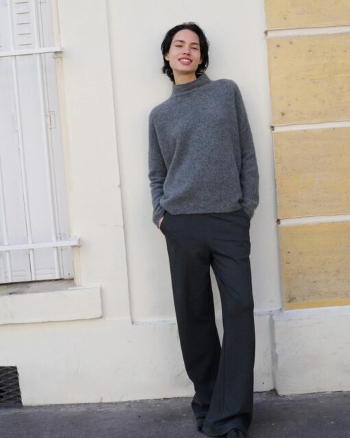 knit-ted - Kim Pullover - Mid Grey