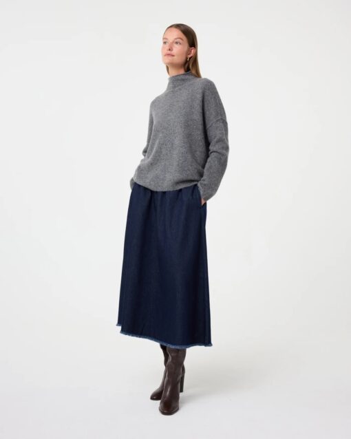 knit-ted - Kim Pullover - Mid Grey - Image 6