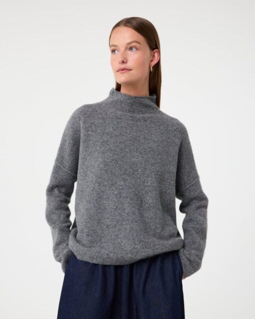knit-ted - Kim Pullover - Mid Grey - Image 5