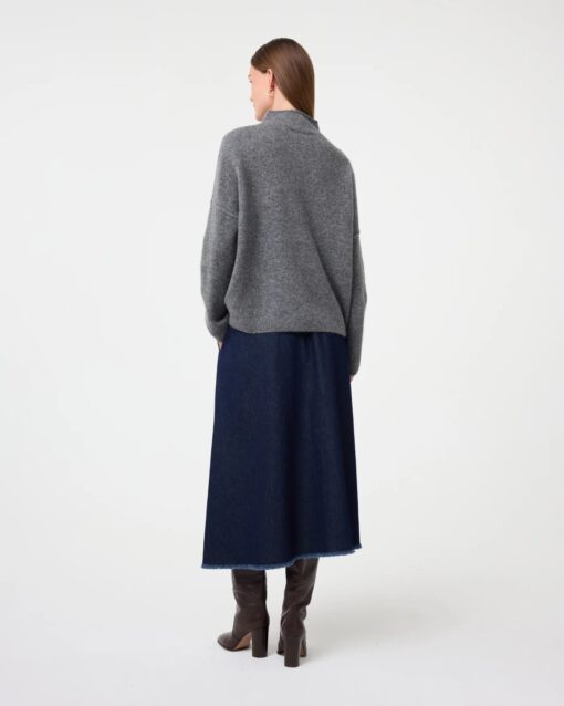 knit-ted - Kim Pullover - Mid Grey - Image 4