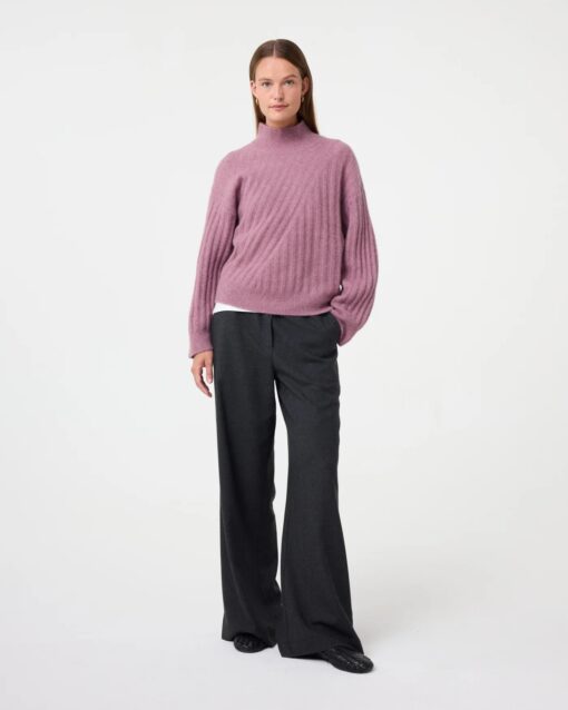 knit-ted - Cecily Pullover - Lilac - Image 2
