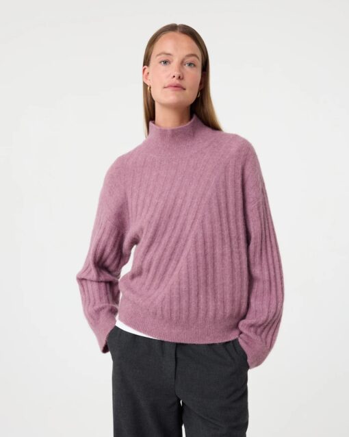 knit-ted - Cecily Pullover - Lilac