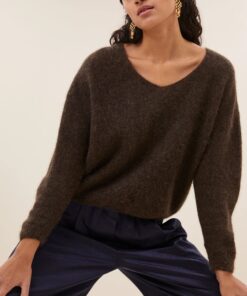 by-bar - liv pullover | cafe noir