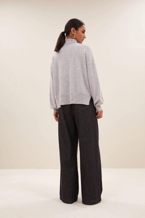 by-bar - sammie pullover | grey melee - Image 4