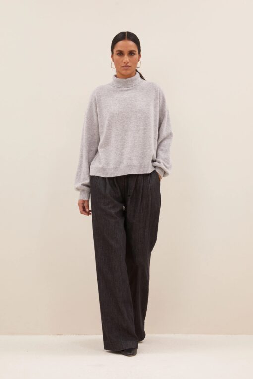 by-bar - sammie pullover | grey melee - Image 3