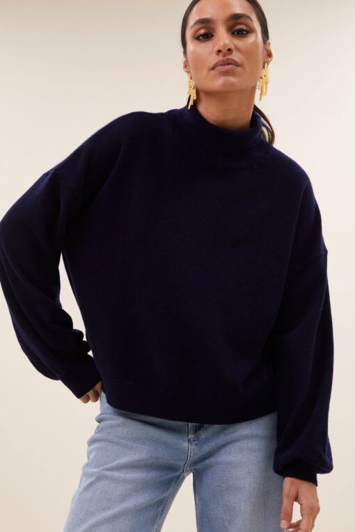by-bar - sammie pullover | midnight