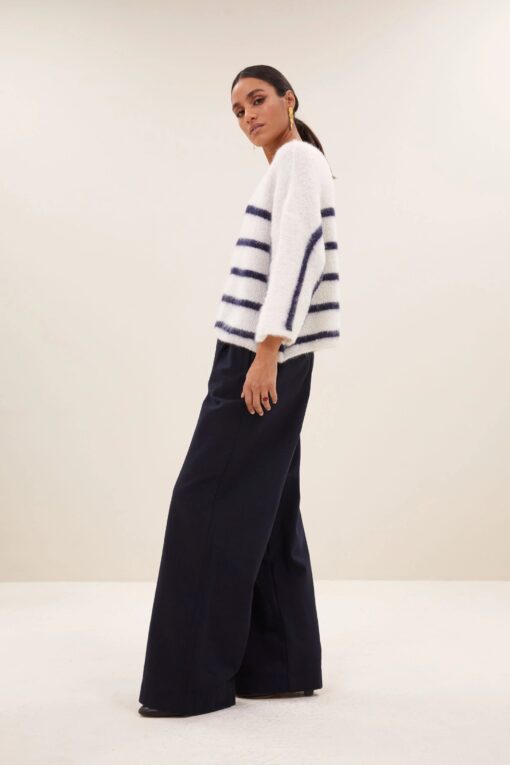 by-bar - fleur stripe pullover | marine stripe - Image 7