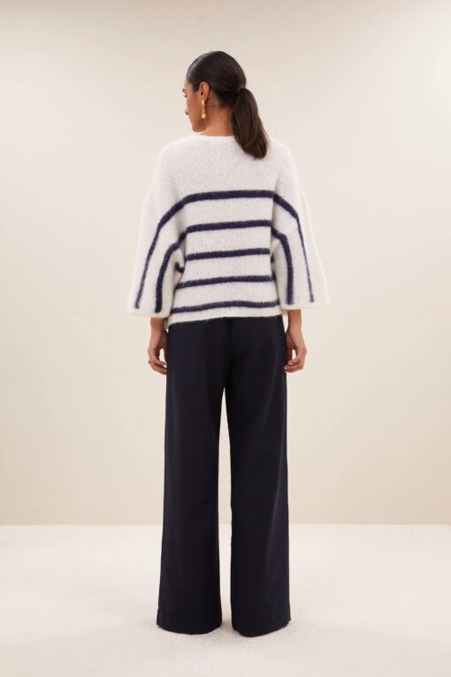 by-bar - fleur stripe pullover | marine stripe - Image 6