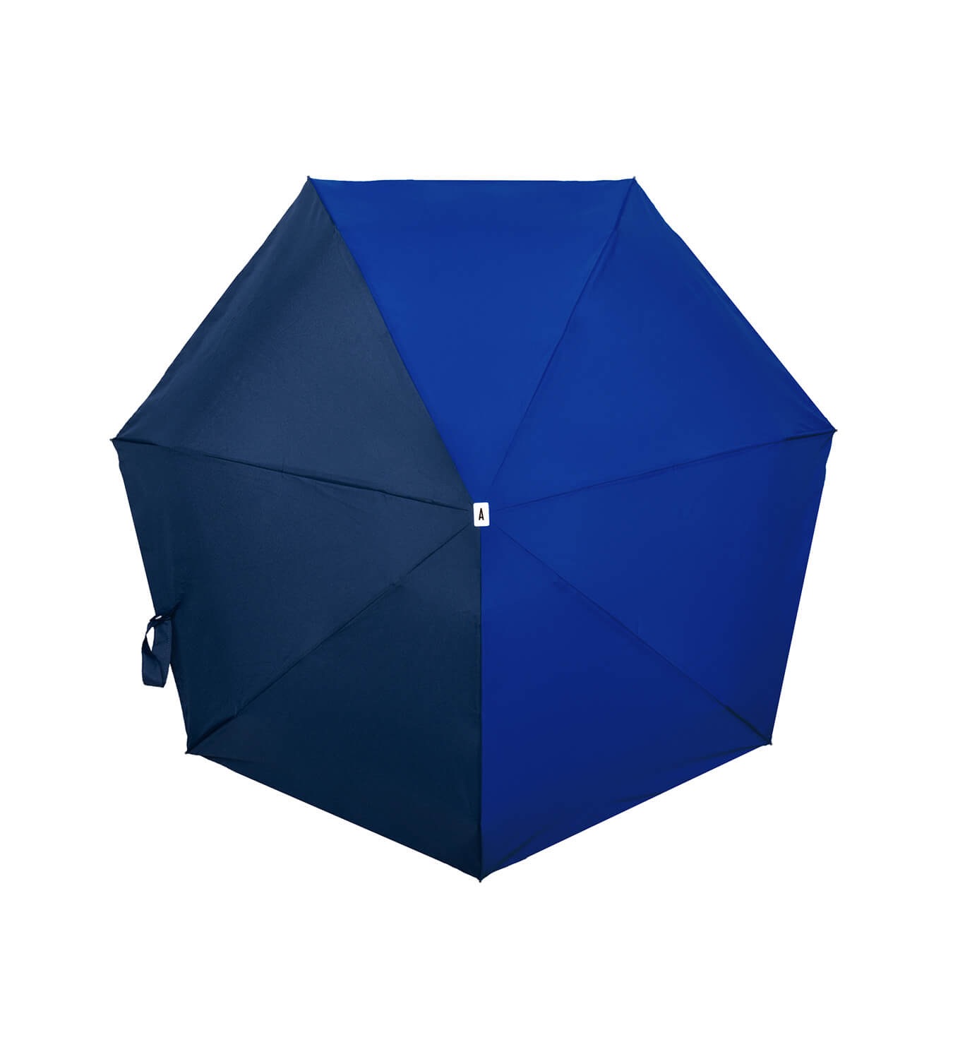 Anatole – two tone compact umbrella – VICTOIRE – royal blue & navy blue