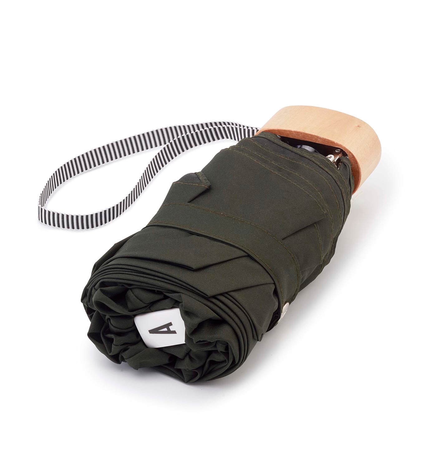 Anatole – Khaki folding compact umbrella – LEONARD - Image 4