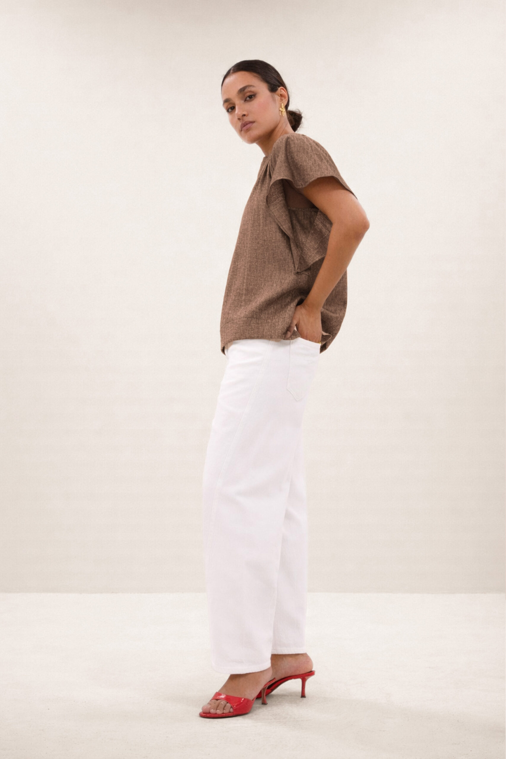 by-bar - begum white jeans | white - Image 5