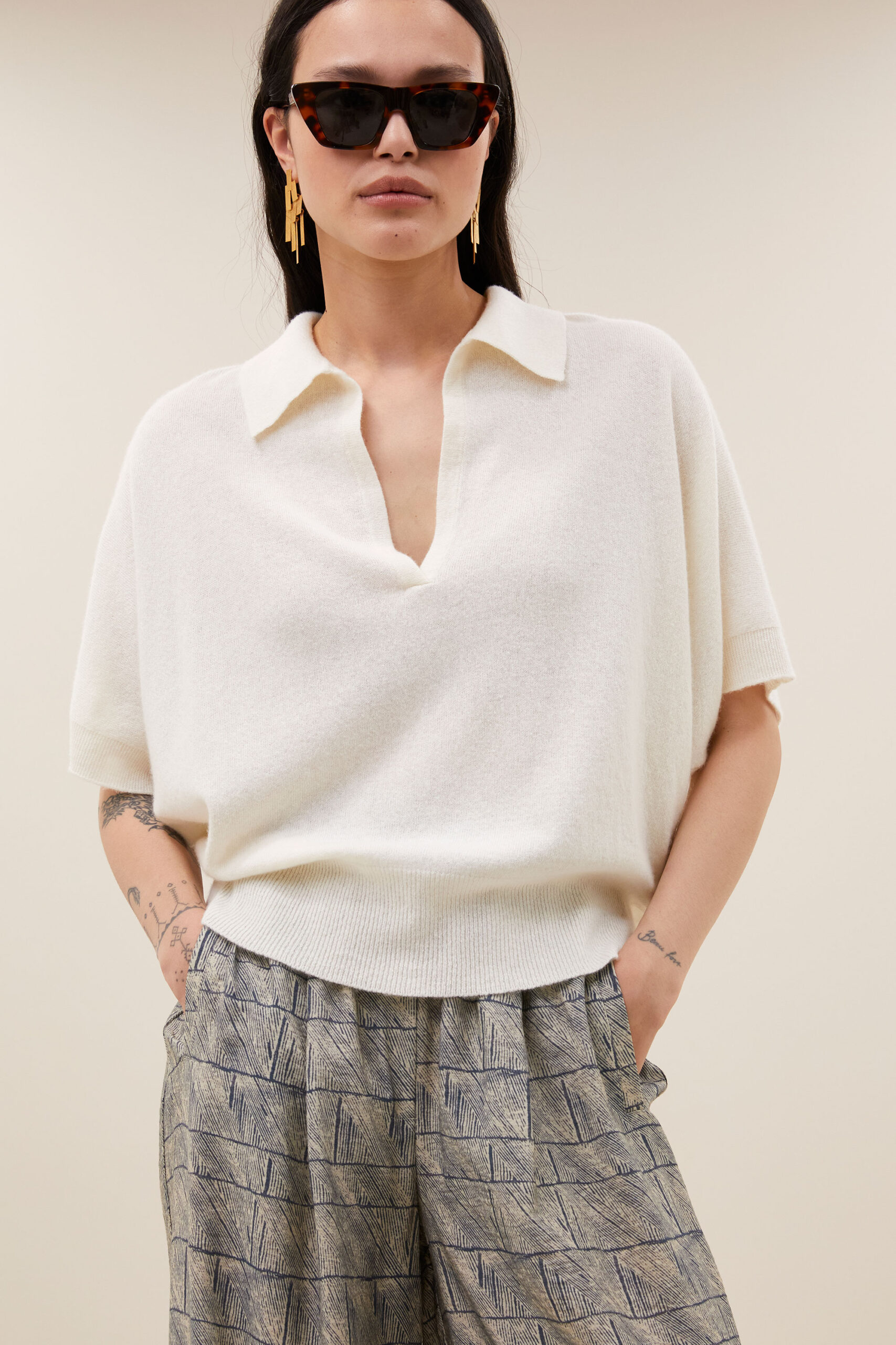 by-bar - stormi top | off white