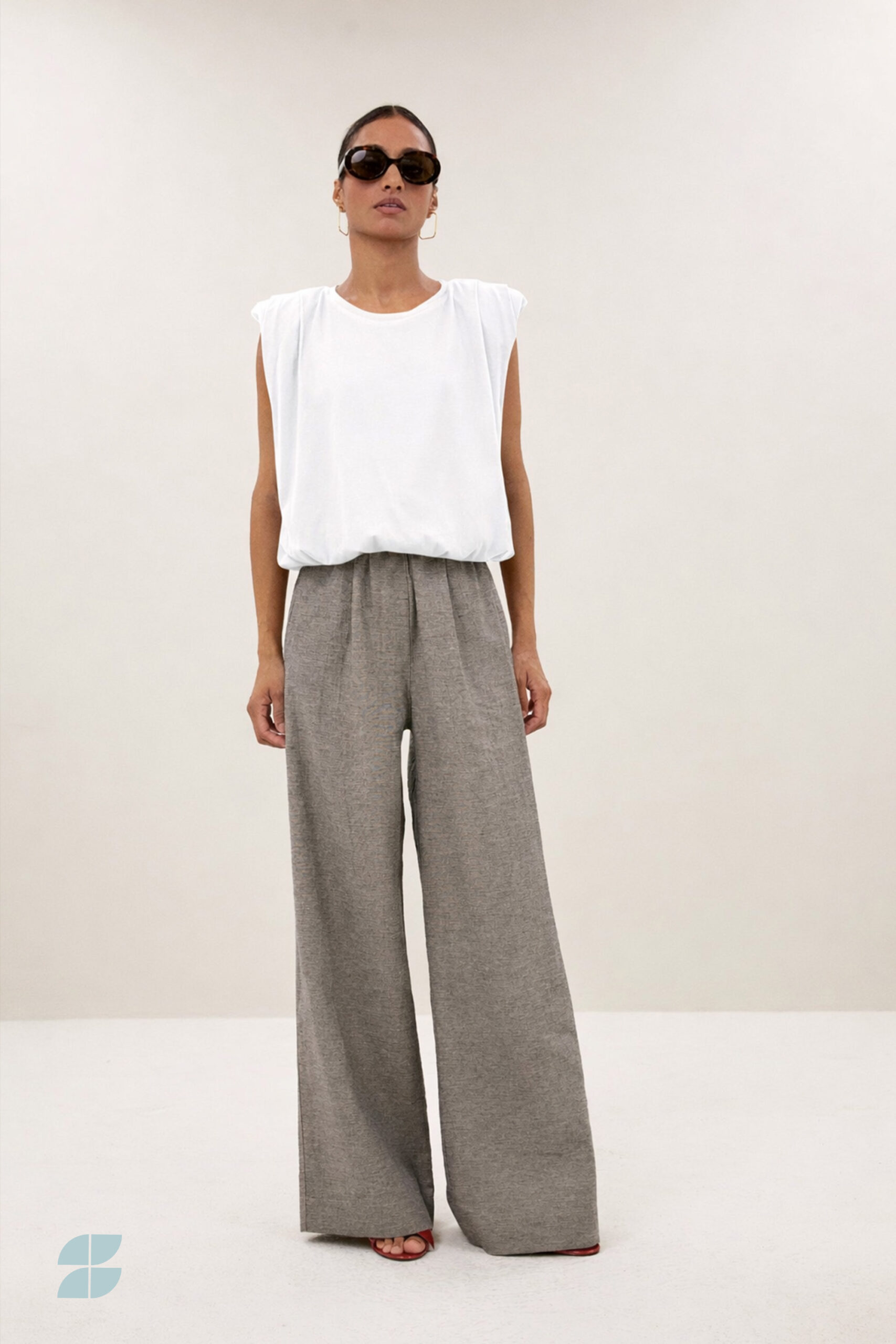 by-bar - nilou jersey top | off white - Image 5