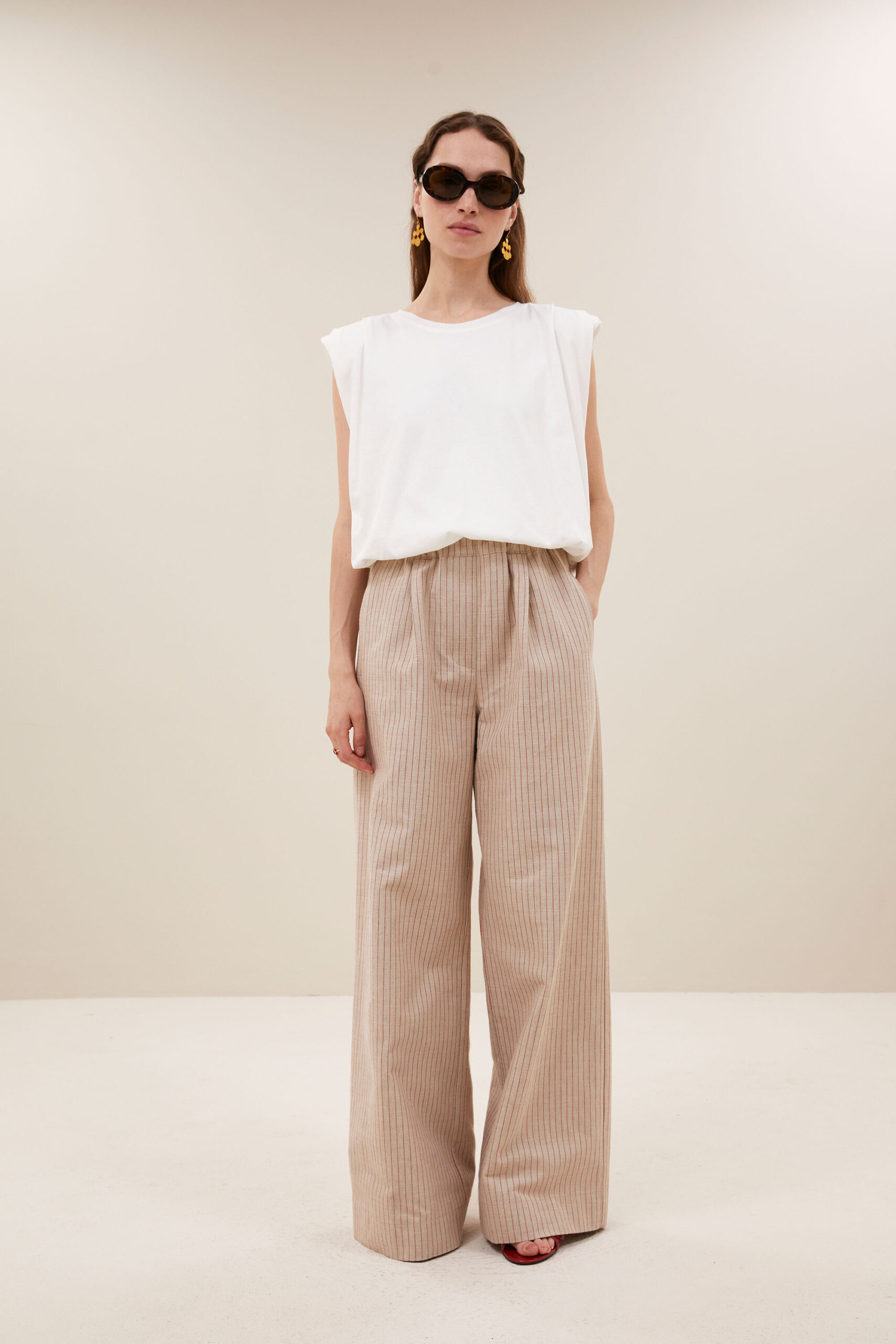 by-bar - nilou jersey top | off white - Image 2