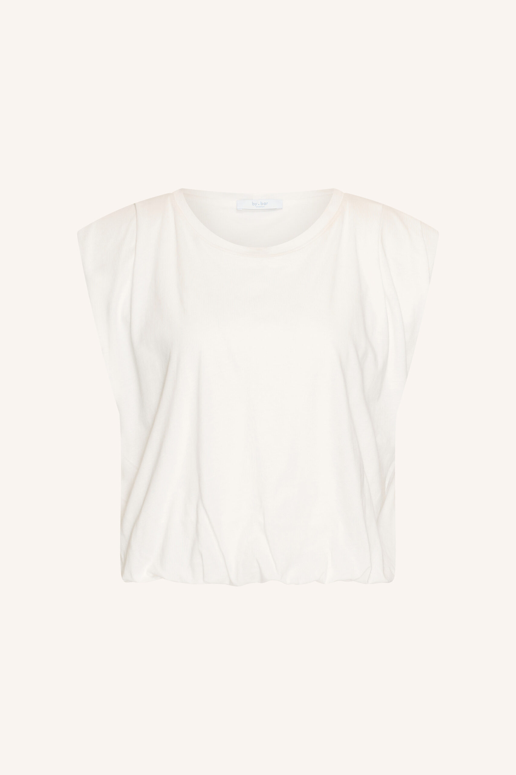 by-bar - nilou jersey top | off white - Image 6