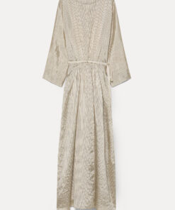 Pomandère - stripe dress - chalk