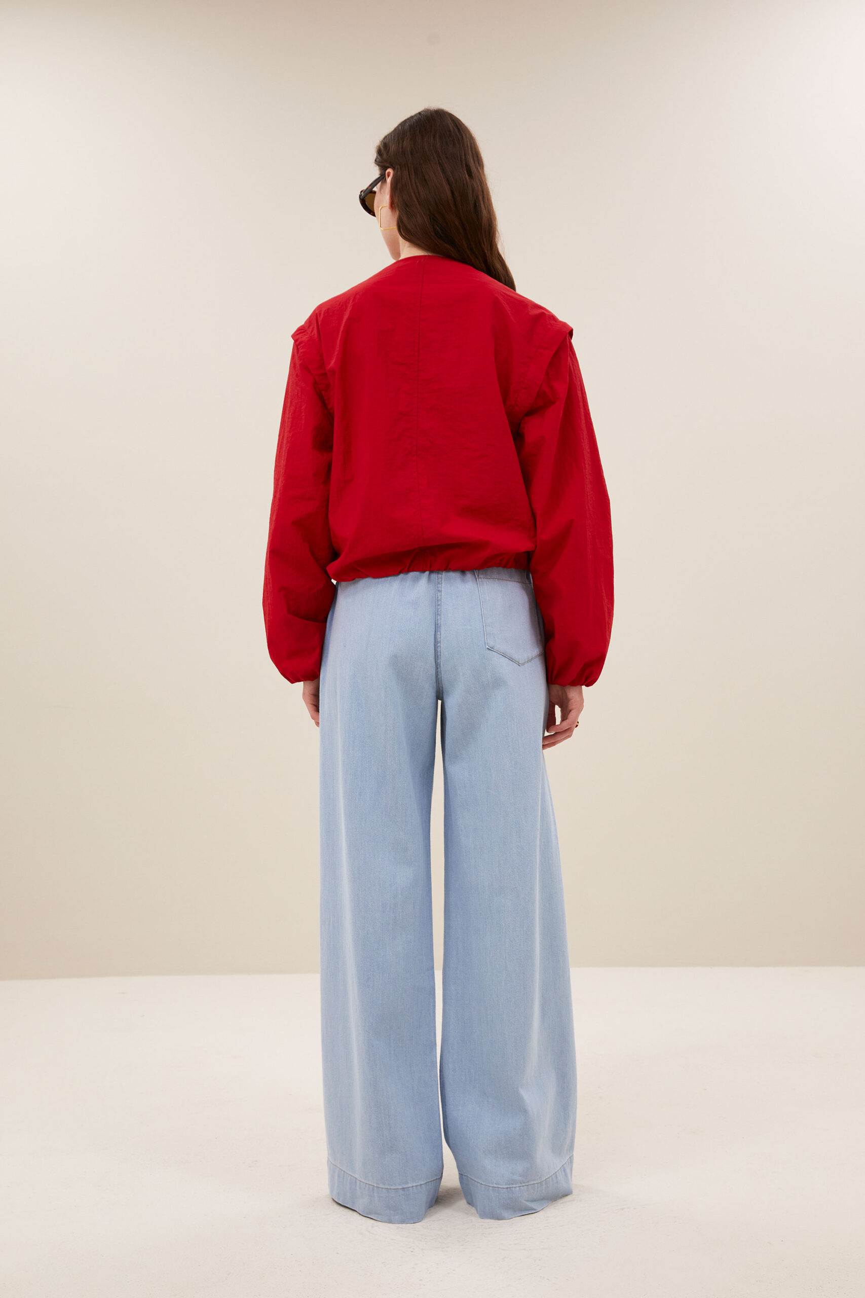 by-bar - maggie zip jacket | red - Image 6