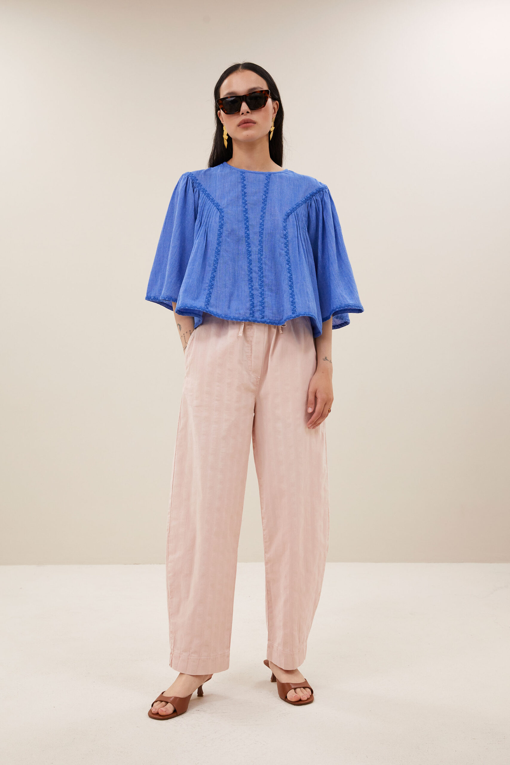 by-bar - jack balloon pants | old pink - Image 6