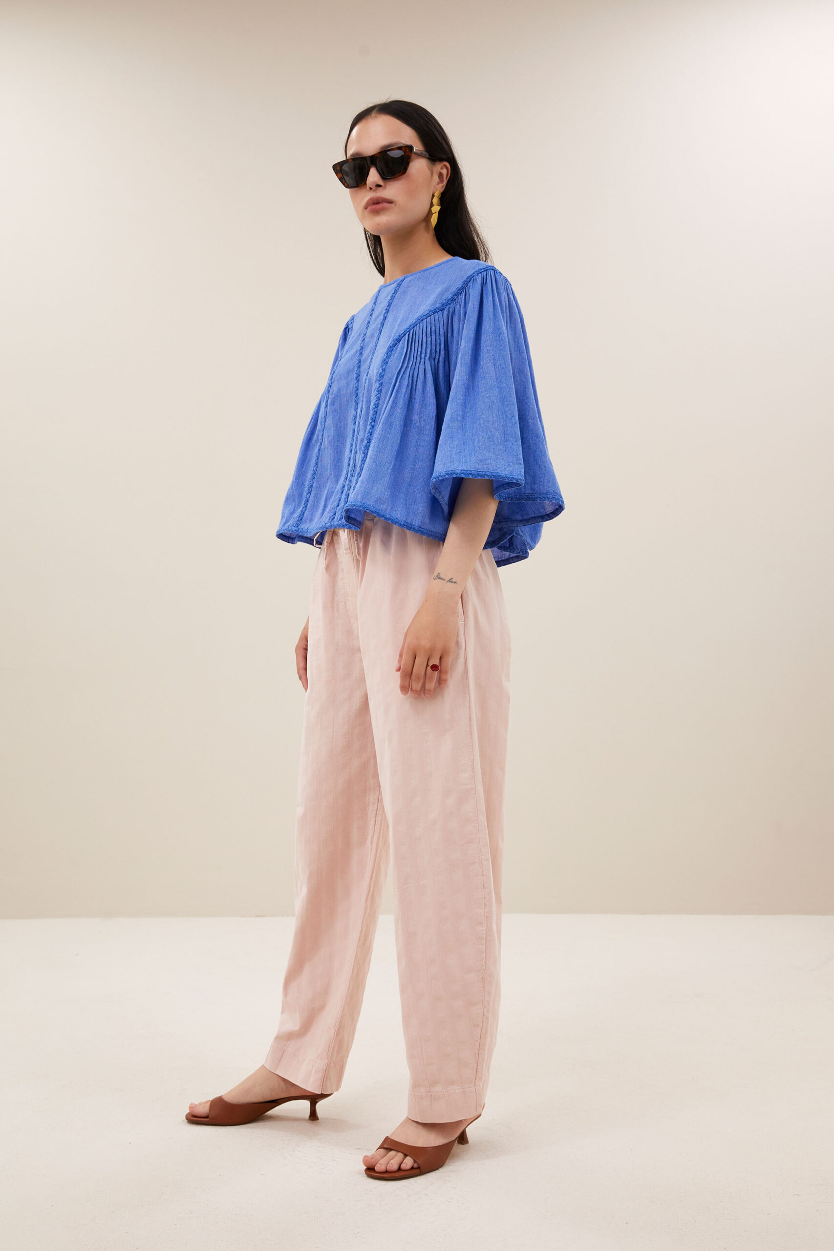 by-bar - jack balloon pants | old pink - Image 5