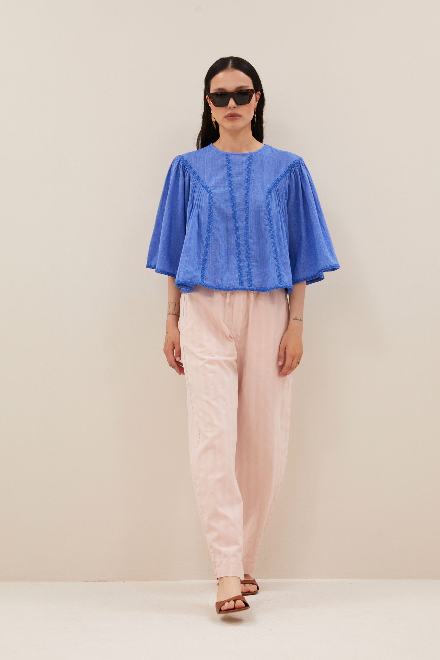 by-bar - jack balloon pants | old pink - Image 3