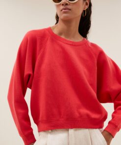 by-bar - carrie sweater | poppy red