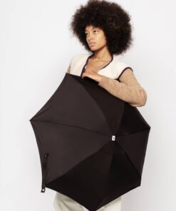 Anatole – Dark Chocolate folding compact umbrella – EDWIGE